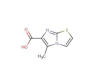 5-methylimidazo[2,1-b][1,3]thiazole-6-carboxylic acid (CAS 1007874-71-6) - chemical structure image