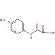 5-Methylindole-2-carboxylic acid (CAS 10241-97-1) - chemical structure image
