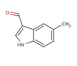5-Methylindole-3-carboxaldehyde (CAS 52562-50-2) - chemical structure image