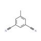 5-Methylisophthalonitrile (CAS 39718-07-5) - chemical structure image
