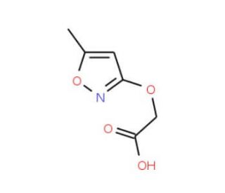 [(5-methylisoxazol-3-yl)oxy]acetic acid - chemical structure image