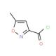 5-Methylisoxazole-3-carbonyl chloride (CAS 39499-34-8) - chemical structure image
