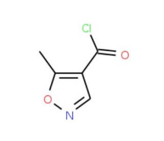 5-Methylisoxazole-4-carbonyl chloride (CAS 67305-24-2) - chemical structure image