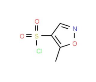 5-Methylisoxazole-4-sulphonyl chloride (CAS 321309-26-6) - chemical structure image