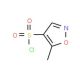 5-Methylisoxazole-4-sulphonyl chloride (CAS 321309-26-6) - chemical structure image