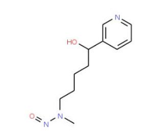 [5-(Methylnitrosamino)-1-(3-pyridyl)-1-pentanol (CAS 887407-09-2) - chemical structure image