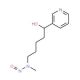 [5-(Methylnitrosamino)-1-(3-pyridyl)-1-pentanol (CAS 887407-09-2) - chemical structure image