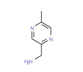 (5-Methylpyrazin-2-yl)methylamine (CAS 132664-85-8) - chemical structure image