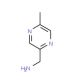 (5-Methylpyrazin-2-yl)methylamine 的分子结构, CAS编号: 132664-85-8 (5-Methylpyrazin-2-yl)methylamine (CAS 132664-85-8) - chemical structure image