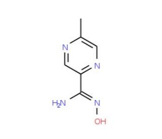 5-Methylpyrazine-2-amidoxime - chemical structure image