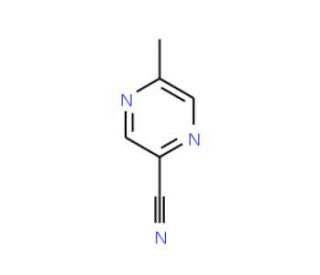 5-Methylpyrazine-2-carbonitrile (CAS 98006-91-8) - chemical structure image