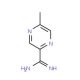 5-Methylpyrazine-2-carboxamidine (CAS 725234-33-3) - chemical structure image