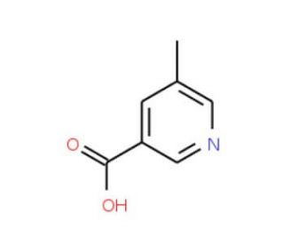 5-Methylpyridine-3-carboxylic acid (CAS 3222-49-9) - chemical structure image
