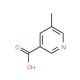 5-Methylpyridine-3-carboxylic acid (CAS 3222-49-9) - chemical structure image