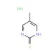 5-methylpyrimidine-2-thiol hydrochloride - chemical structure image