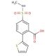 5-(methylsulfamoyl)-2-(thiophen-2-yl)benzoic acid - chemical structure image