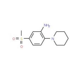5-(Methylsulfonyl)-2-piperidin-1-ylaniline (CAS 849035-90-1) - chemical structure image