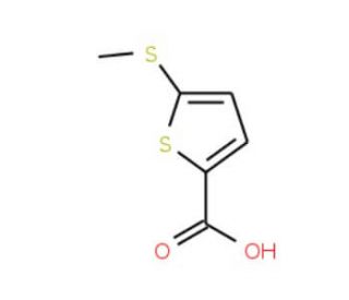 5-(Methylsulphanyl)thiophene-2-carboxylic acid (CAS 20873-58-9) - chemical structure image
