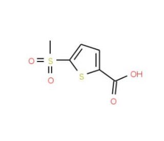 5-(Methylsulphonyl)thiophene-2-carboxylic acid (CAS 60166-86-1) - chemical structure image