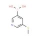 5-(Methylthio)pyridine-3-boronic acid (CAS 477251-98-2) - chemical structure image