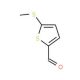 5-(Methylthio)thiophene-2-carboxaldehyde (CAS 24445-35-0) - chemical structure image