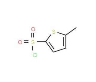 5-Methylthiophene-2-sulphonyl chloride (CAS 55854-45-0) - chemical structure image