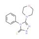 5-morpholin-4-yl-4-phenyl-4H-1,2,4-triazole-3-thiol (CAS 94971-19-4) - chemical structure image