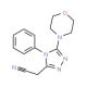 (5-Morpholin-4-yl-4-phenyl-4H-[1,2,4]triazol-3-yl)-acetonitrile - chemical structure image