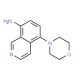 5-morpholin-4-ylisoquinolin-8-amine - chemical structure image