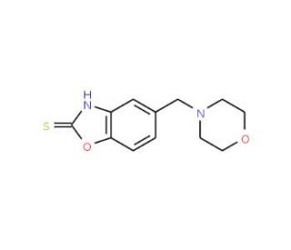 5-(Morpholin-4-ylmethyl)-1,3-benzoxazole-2-thiol - chemical structure image