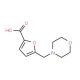 5-Morpholin-4-ylmethyl-furan-2-carboxylic acid (CAS 26095-36-3) - chemical structure image