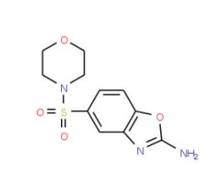 5-(morpholin-4-ylsulfonyl)-1,3-benzoxazol-2-amine - chemical structure image