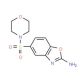 5-(morpholin-4-ylsulfonyl)-1,3-benzoxazol-2-amine - chemical structure image