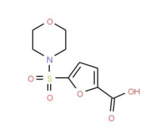 5-(morpholin-4-ylsulfonyl)-2-furoic acid - chemical structure image