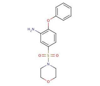 5-(morpholin-4-ylsulfonyl)-2-phenoxyaniline - chemical structure image