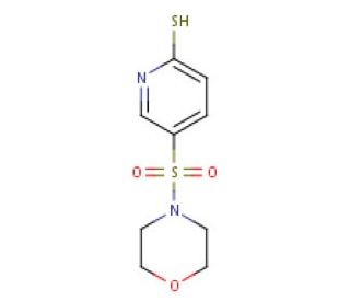 5-(morpholin-4-ylsulfonyl)pyridine-2-thiol - chemical structure image