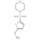 [5-(morpholin-4-ylsulfonyl)thien-2-yl]methylamine - chemical structure image