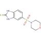 5-(Morpholine-4-sulfonyl)-1H-benzoimidazole-2-thiol - chemical structure image