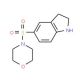 5-(Morpholine-4-sulfonyl)-2,3-dihydro-1H-indole (CAS 874594-02-2) - chemical structure image