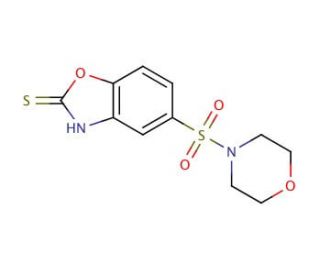 5-(Morpholine-4-sulfonyl)-benzooxazole-2-thiol - chemical structure image