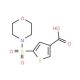 5-(morpholine-4-sulfonyl)thiophene-3-carboxylic acid - chemical structure image