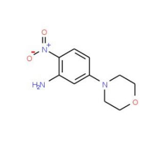 5-Morpholino-2-nitroaniline (CAS 54998-00-4) - chemical structure image