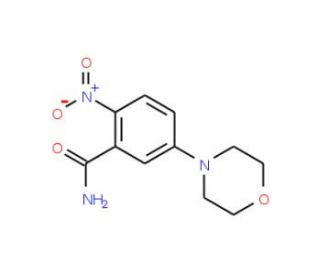 5-Morpholino-2-nitrobenzenecarboxamide - chemical structure image