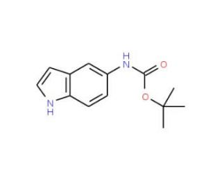 5-N-Boc-Amino-1H-Indole (CAS 184031-16-1) - chemical structure image