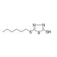 5-n-Hexylthio-1,3,4-thiadiazole-2-thiol (CAS 4858-28-0) - chemical structure image