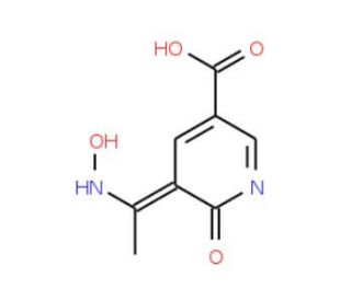 5-[N-hydroxyethanimidoyl]-6-oxo-1,6-dihydropyridine-3-carboxylic acid - chemical structure image