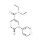 5-(N,N-Diethylcarboxamide)-1-phenylpyridin-2(1H)-one (CAS 1076199-97-7) - chemical structure image
