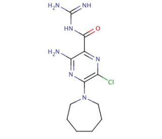 5-(N,N-Hexamethylene)amiloride (CAS 1428-95-1) - chemical structure image