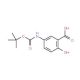 5-(N-tert-Butoxycarbonylamino)salicylic Acid (CAS 135321-95-8) - chemical structure image