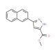 5-(Naphth-2-yl)-1H-pyrazole-3-carboxylic acid methyl ester (CAS 164295-93-6) - chemical structure image